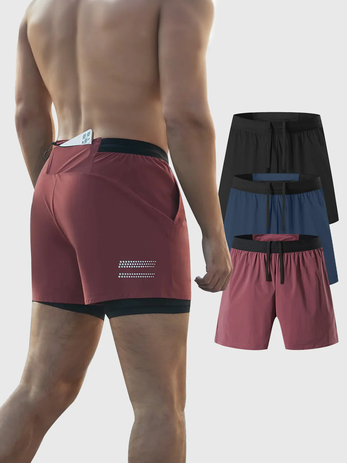 3-Pack 5" Pace Breaker Short 2-in-1 Lined - Image 6