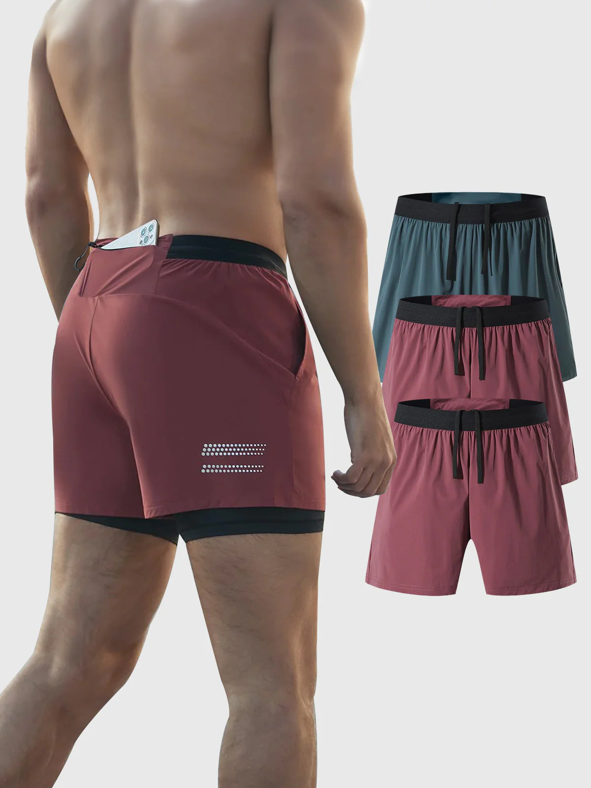 3-Pack 5" Pace Breaker Short 2-in-1 Lined - Image 10