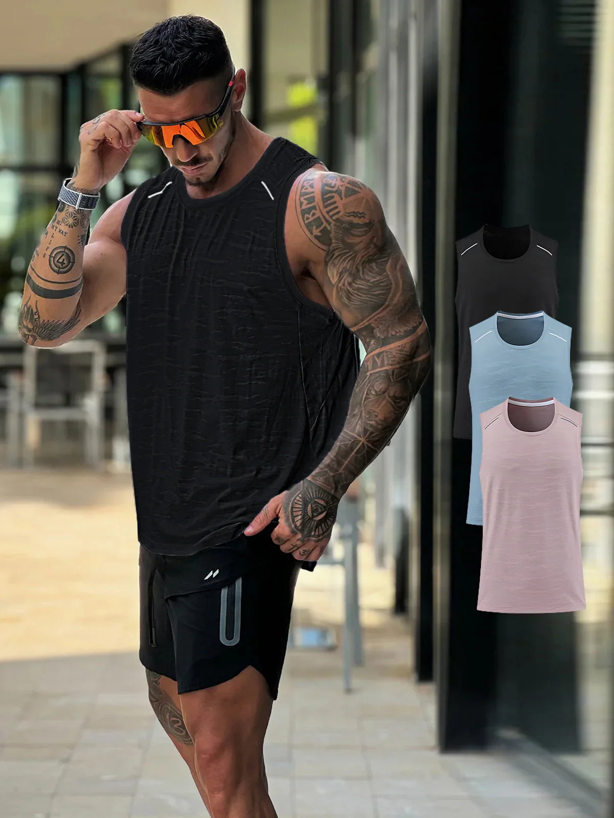 3 Pack Stay Cool Breakaway Tank - Image 5