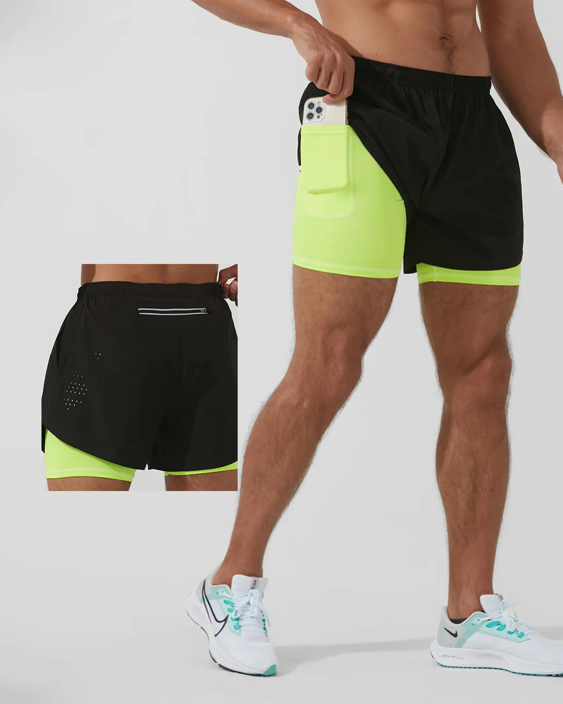 5" Interval Short 2-in-1 Lined - Image 2