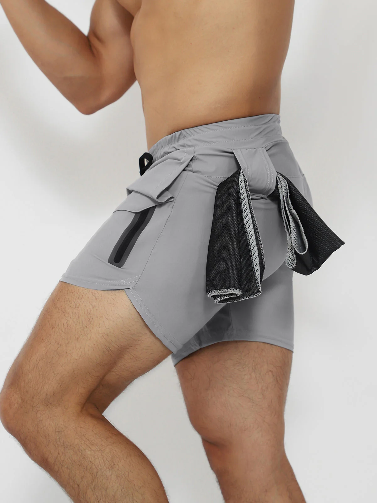 5" Stay Cool 4-pocket Stretch Short - Image 5