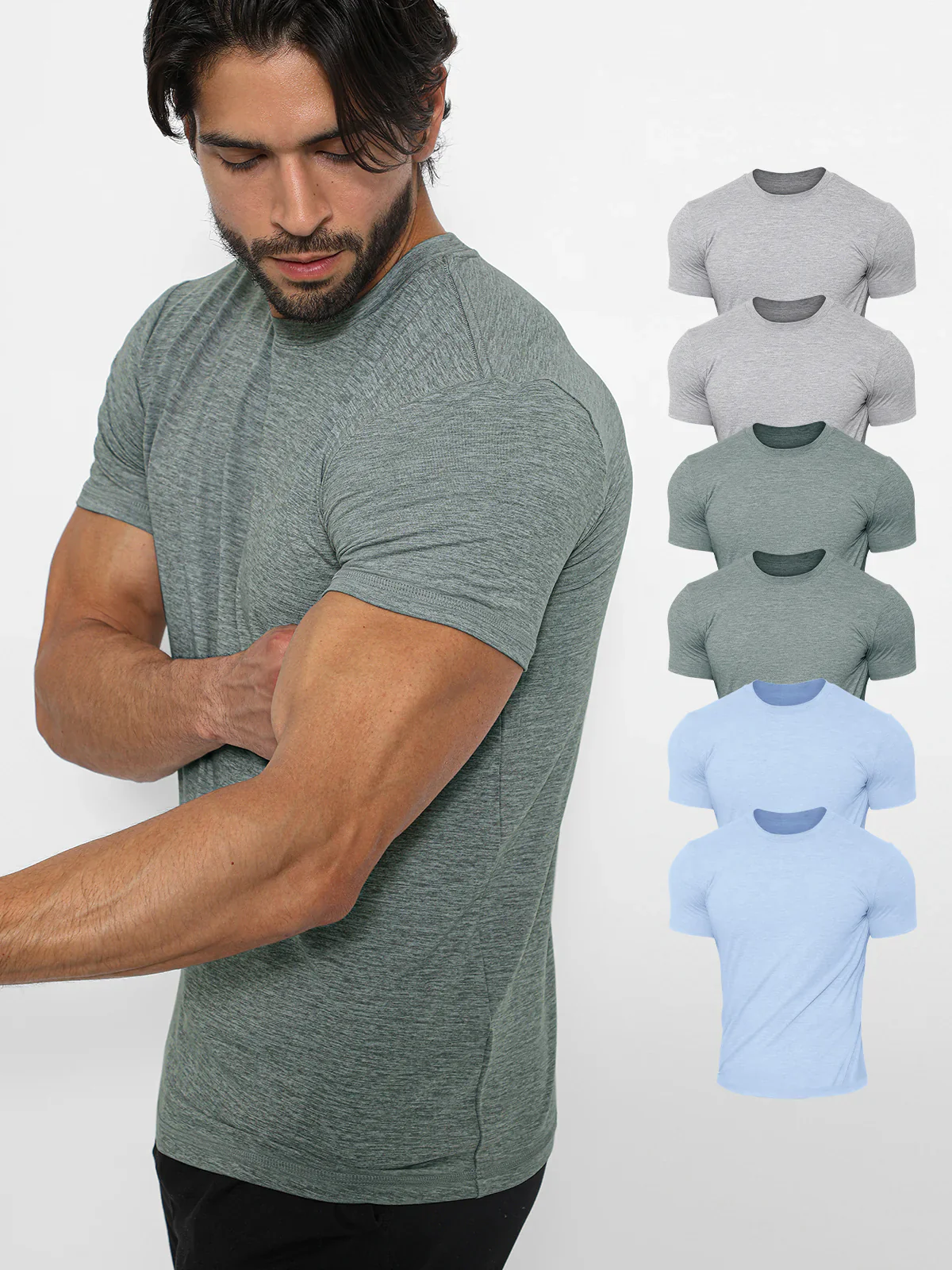 6-Pack Softest Performance Tee Short Sleeve - Image 5