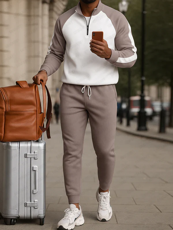 Active Comfort Sweatshirt And Pants Set