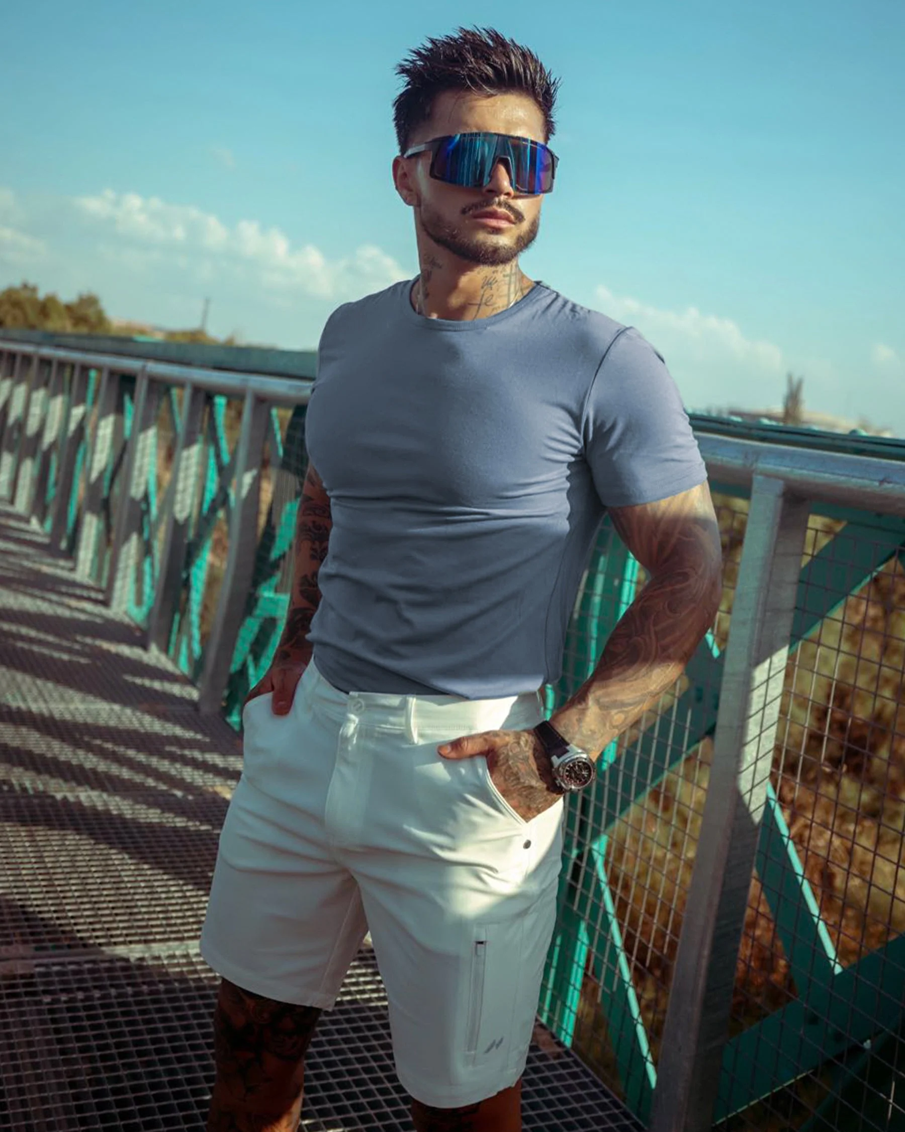 All Day Elite Curve-Hem Tee Short Sleeve Active Fit - Image 17