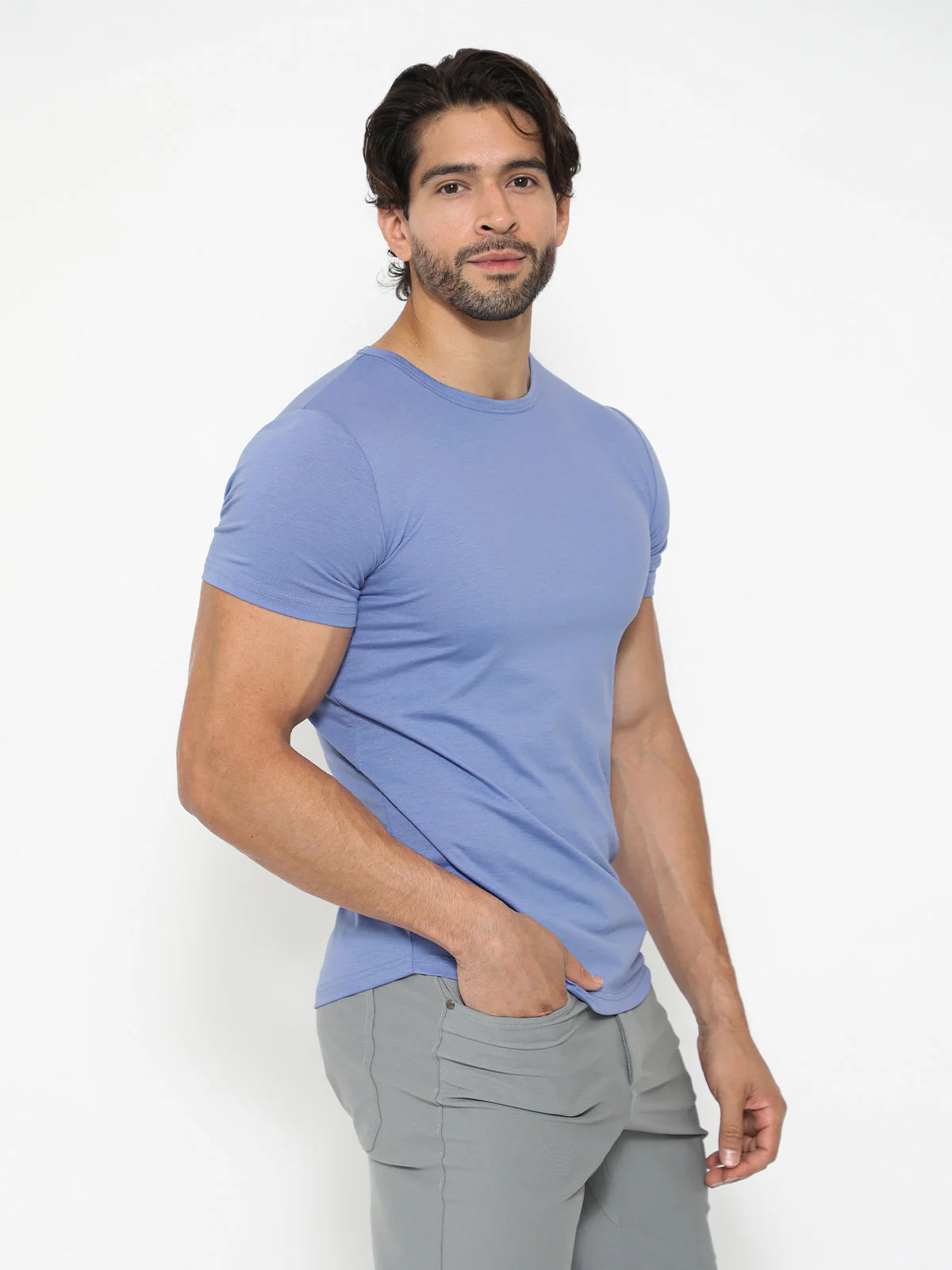 All Day Elite Curve-Hem Tee Short Sleeve Active Fit - Image 34
