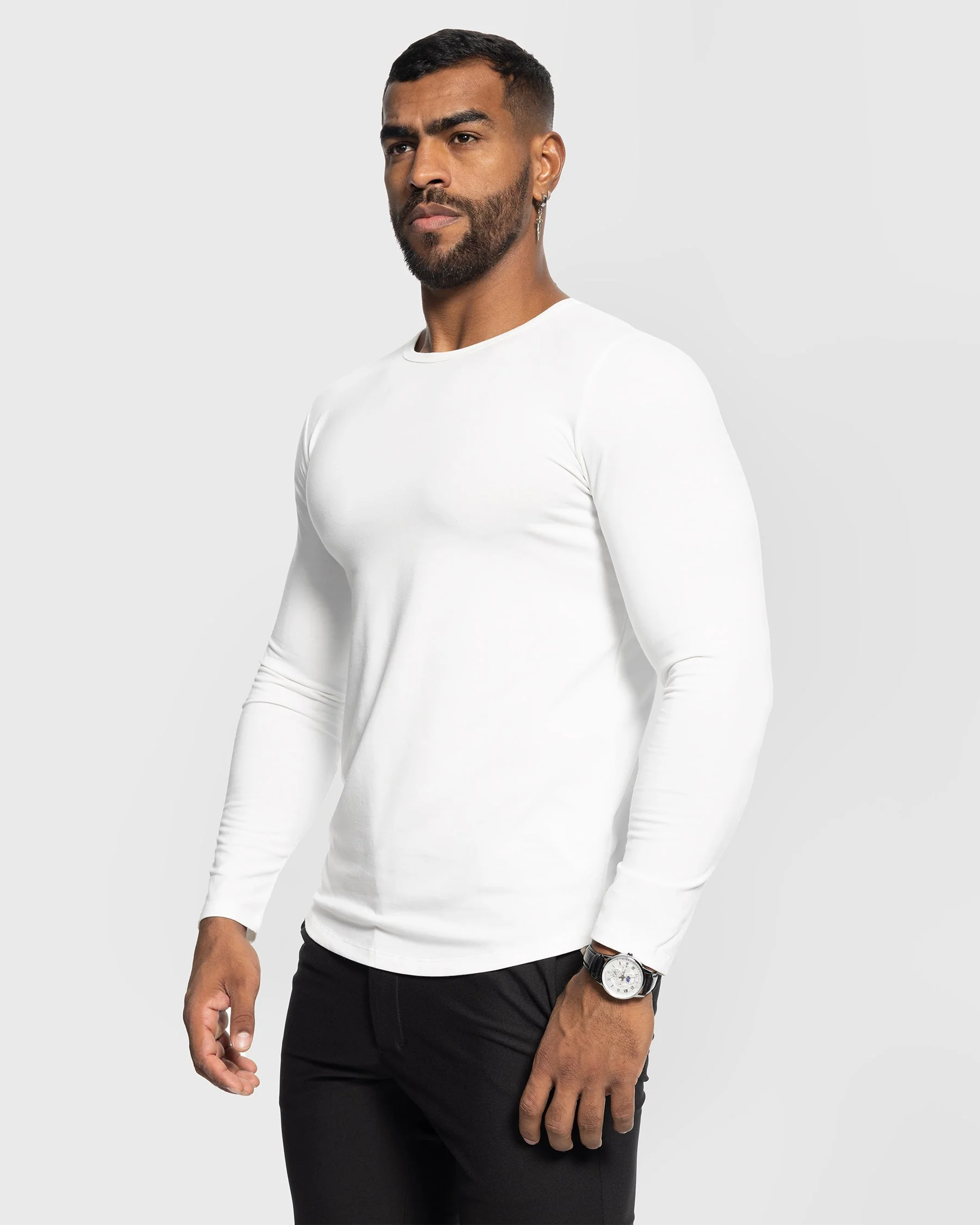 All Day Elite Curve-Hem Tee Stretch Long Sleeve - Image 14