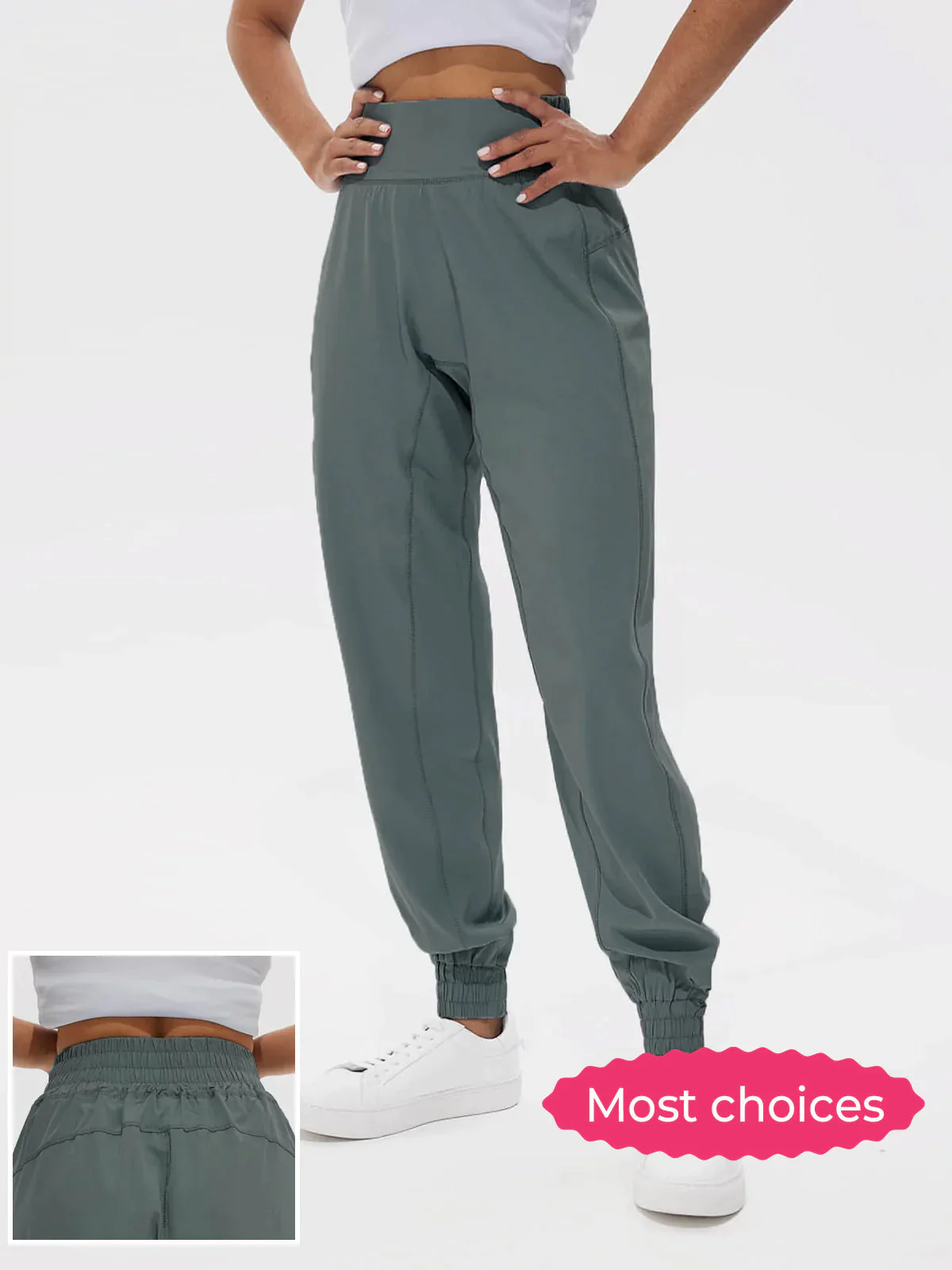 Lightweight Quick Dry High Waist Jogger - Image 35