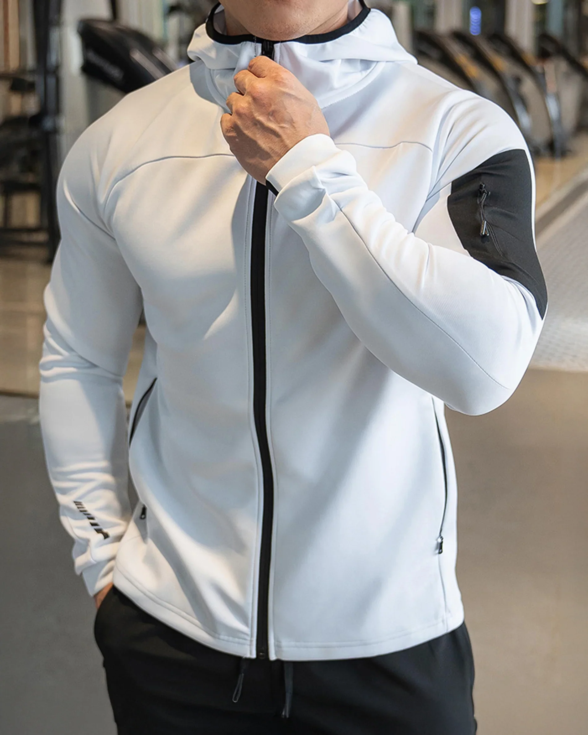 Arm Pocket Performance Hooded Jacket - Image 4