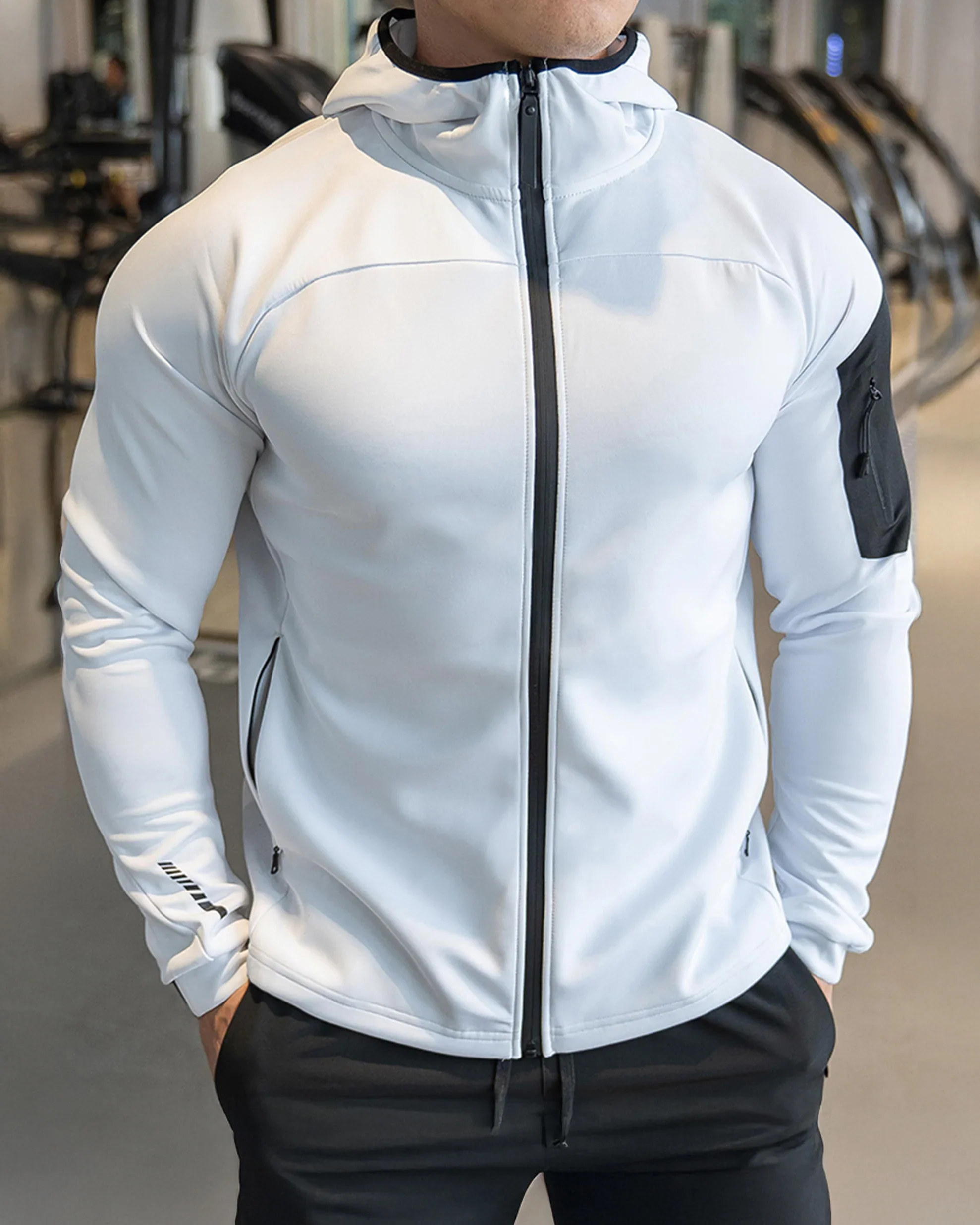 Arm Pocket Performance Hooded Jacket - Image 6