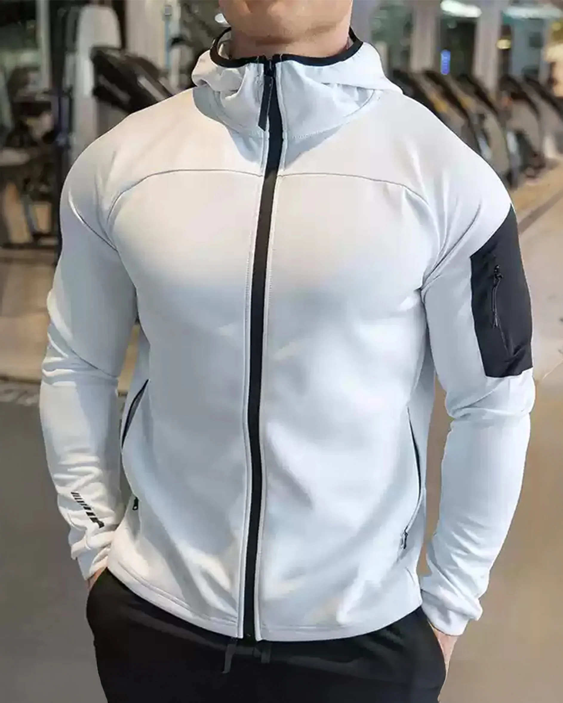Arm Pocket Performance Hooded Jacket - Image 8