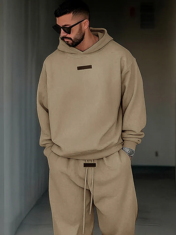 Athleisure Style Hoodie Pants Set - Image 4