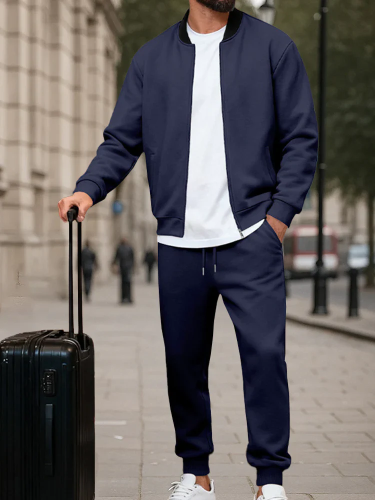 Athleisure Urban Jacket and Jogger Pants Set - Image 5