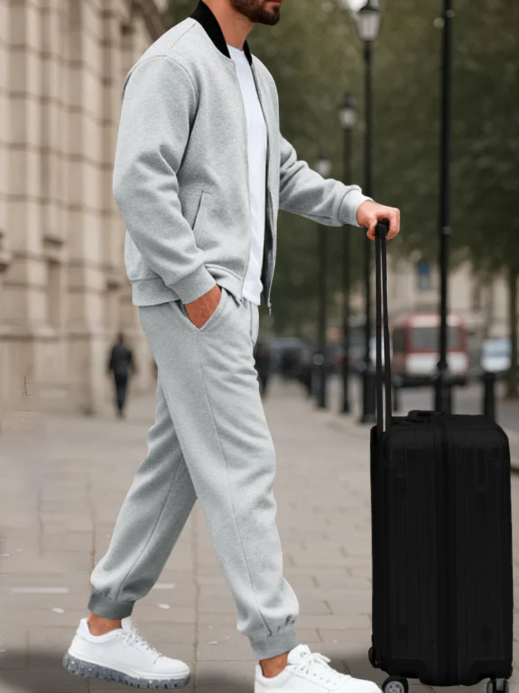 Athleisure Urban Jacket and Jogger Pants Set - Image 8