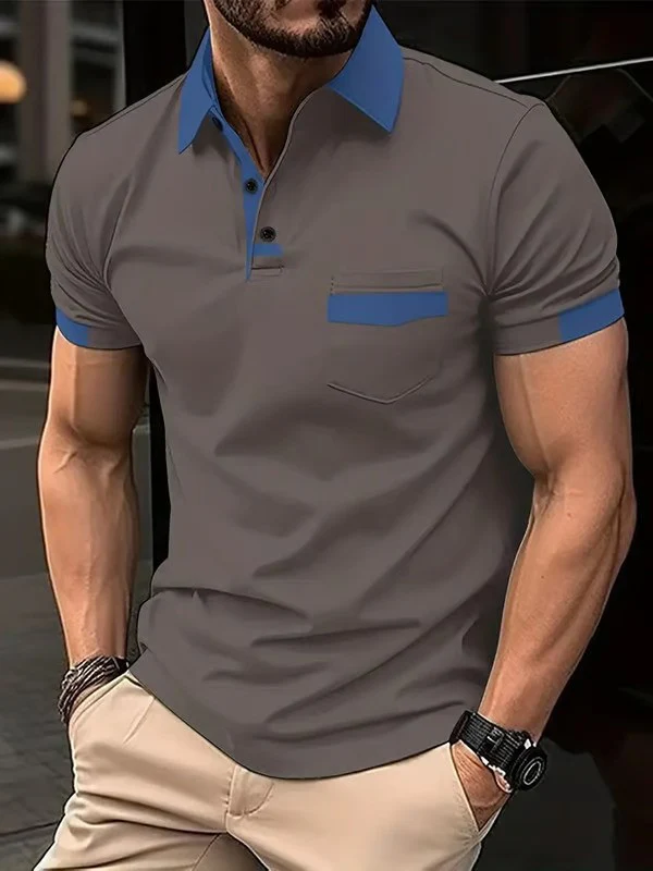 Fashion Casual Polo Shirt - Image 6