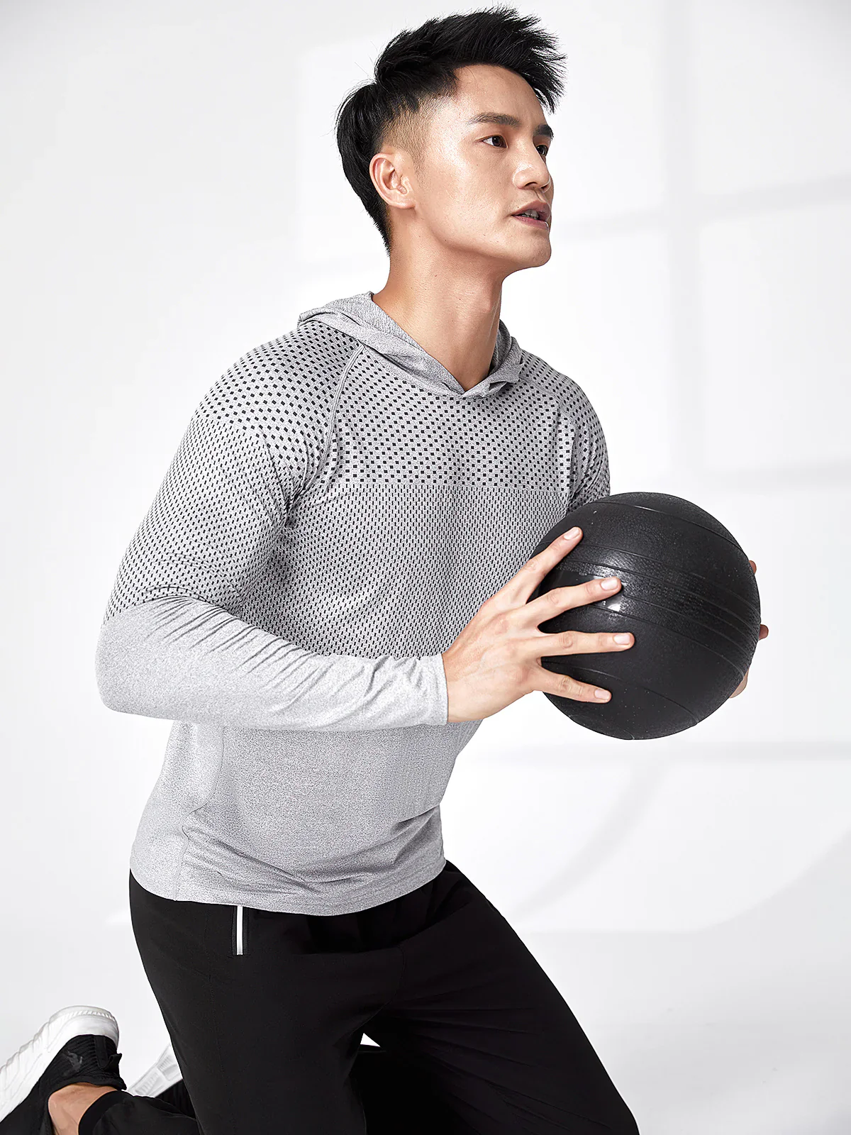 Core Hooded Performance Stretch Shirt - Image 10