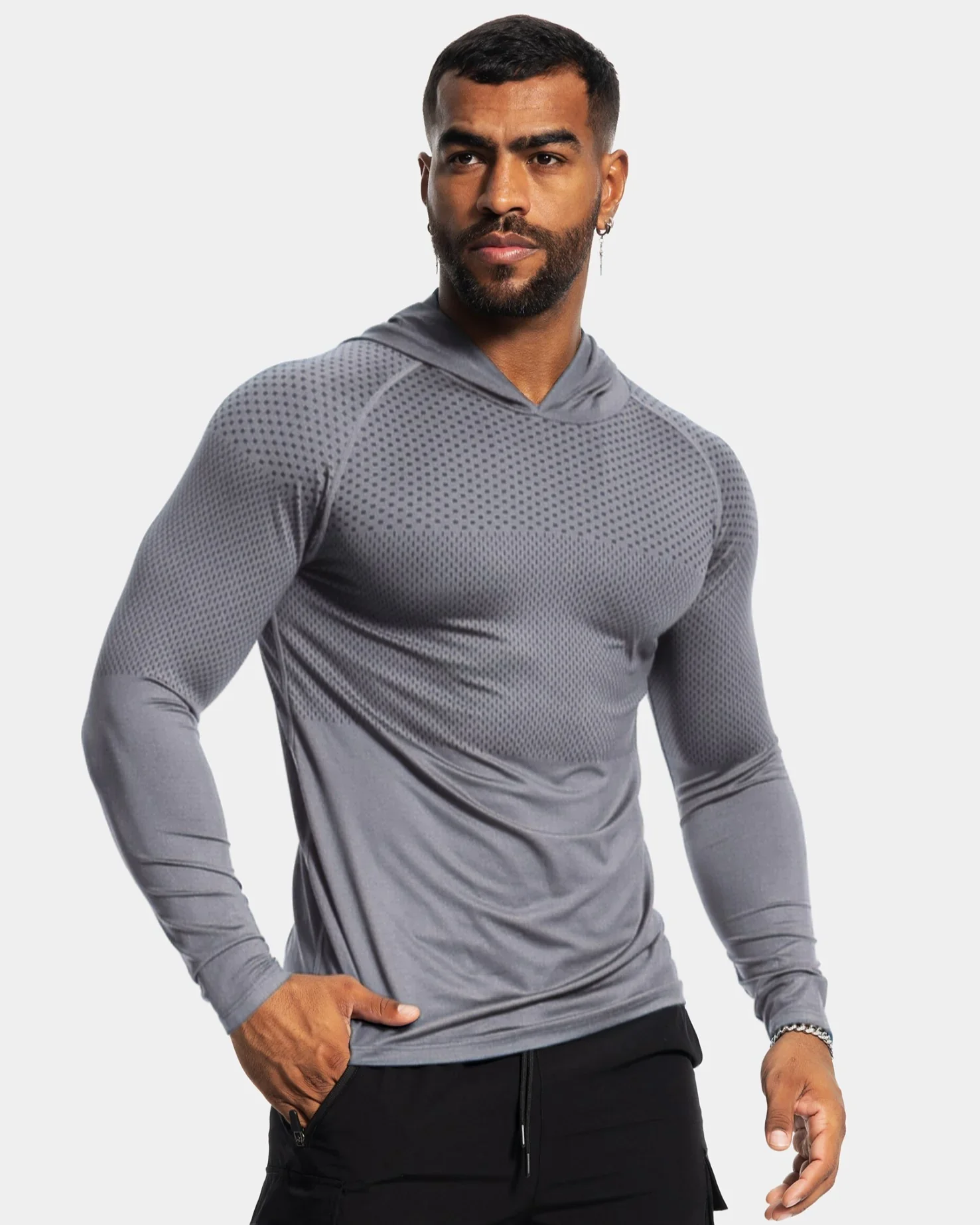 Core Hooded Performance Stretch Shirt - Image 14