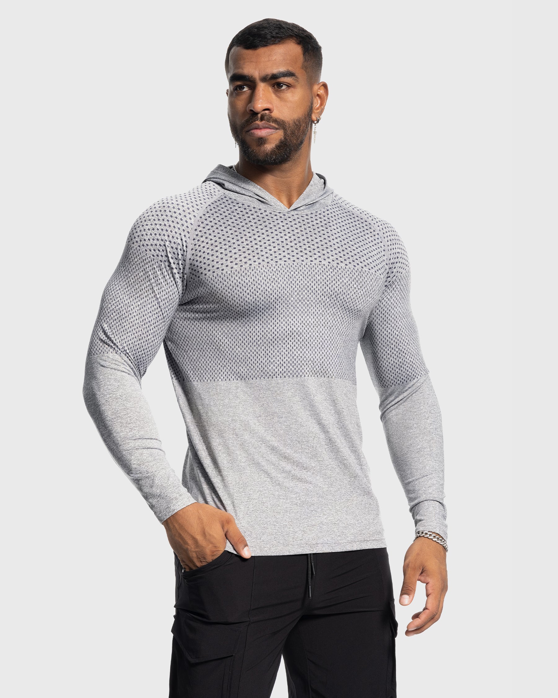 Core Hooded Performance Stretch Shirt - Image 6