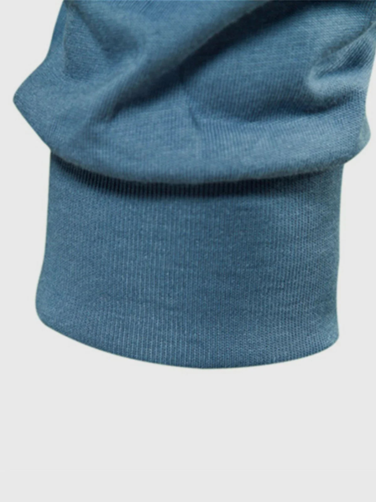 Crew neck Long Sleeve Cotton T-Shirt - Image 13