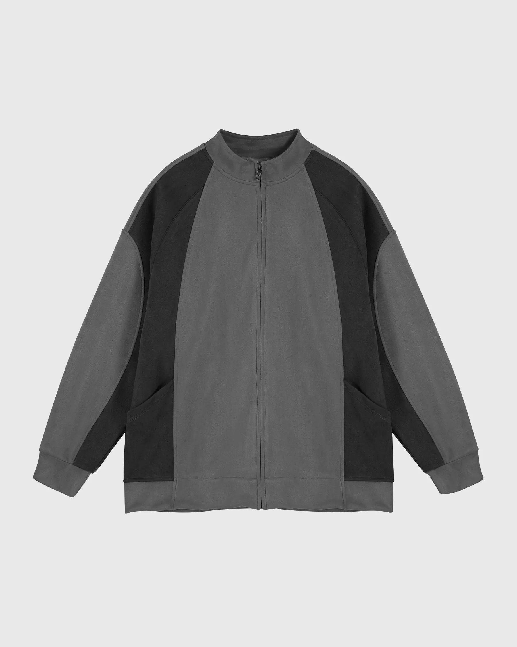 Duo-Tone Suede Track Jacket - Image 6