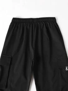 EMRG  Flap Pocket Side Drawstring Waist Cargo Pants - Image 20