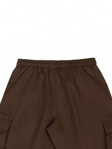 EMRG  Flap Pocket Side Drawstring Waist Cargo Pants - Image 50