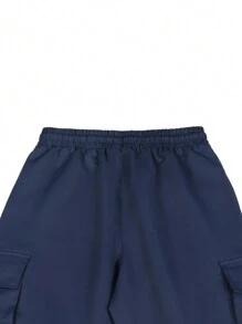 EMRG  Flap Pocket Side Drawstring Waist Cargo Pants - Image 58