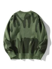 EMRG  Graphic Pattern Sweater - Image 11