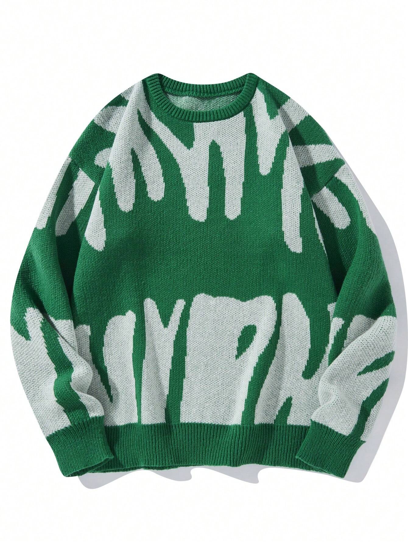 EMRG  Graphic Pattern Sweater - Image 49