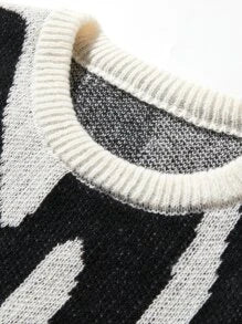 EMRG  Graphic Pattern Sweater - Image 55