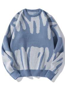 EMRG  Graphic Pattern Sweater - Image 62