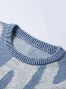 EMRG  Graphic Pattern Sweater - Image 64