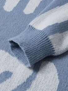 EMRG  Graphic Pattern Sweater - Image 65