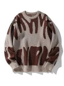 EMRG  Graphic Pattern Sweater - Image 7
