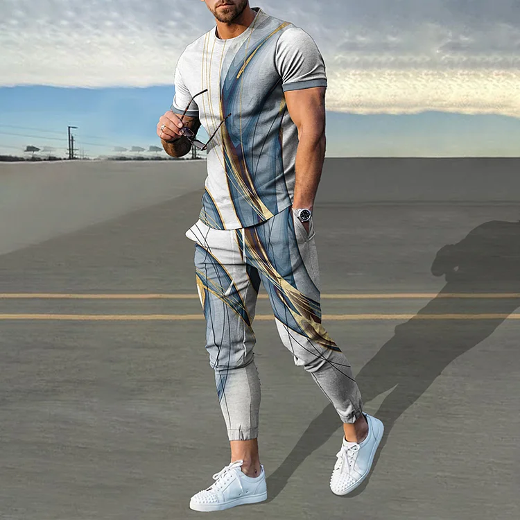 Short Sleeve Casual Two-piece Set