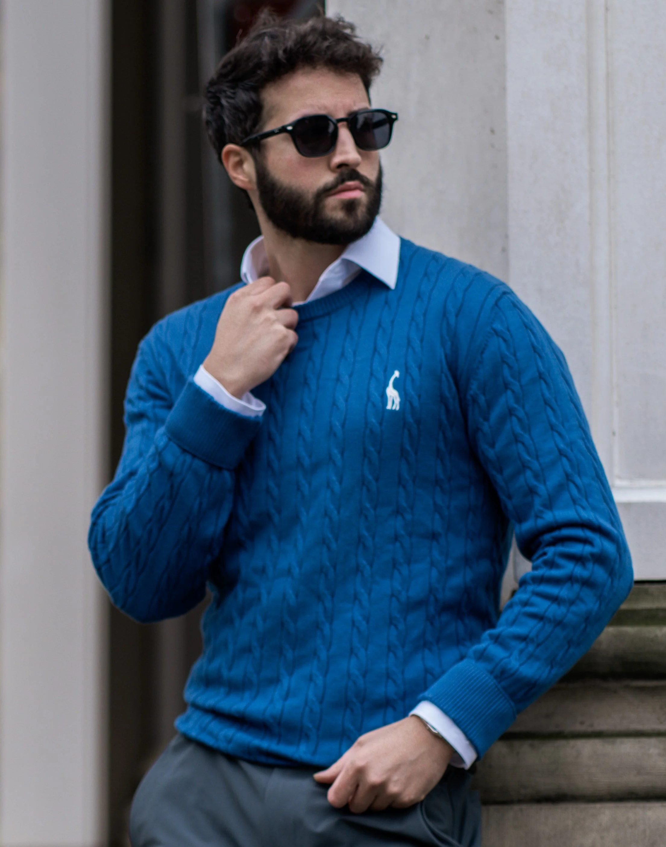 Giraffe Cable Knit Sweater New - Image 31