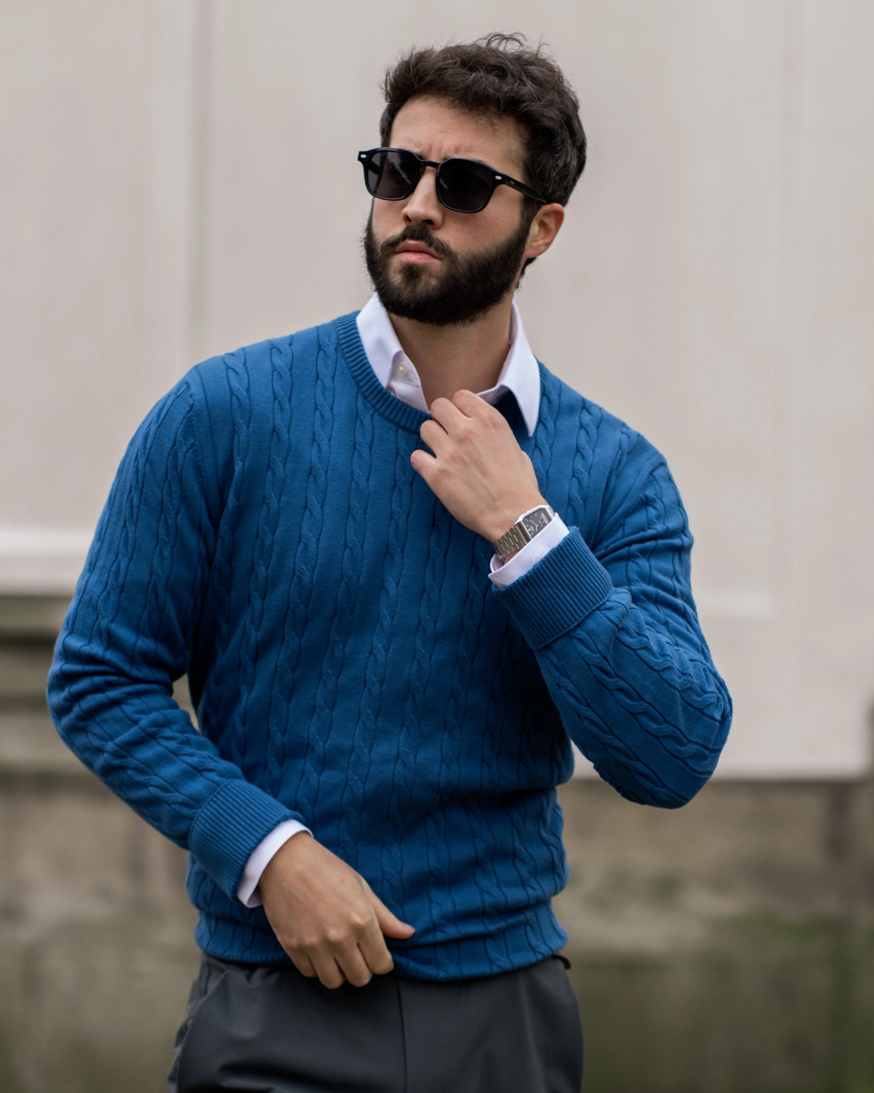 Giraffe Cable Knit Sweater New - Image 9
