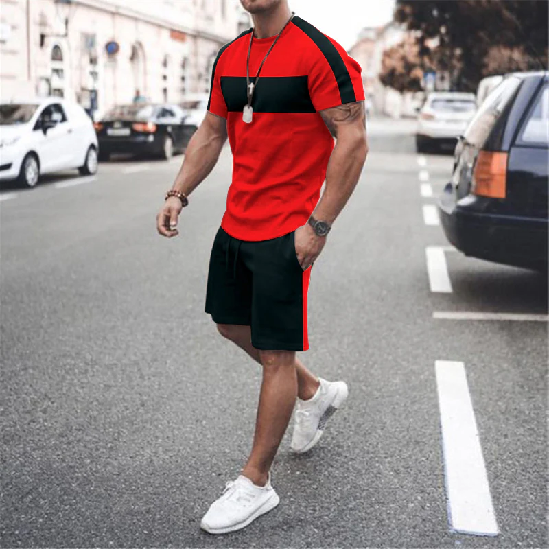 Red Black Hawaiian Tracksuit