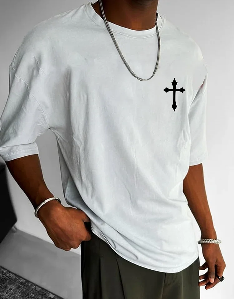 Holy Jesus God Art Illustration T-Shirt - Image 2