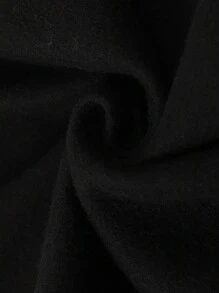 Hypemode Slogan Graphic Drop Shoulder Drawstring Hoodie - Image 5