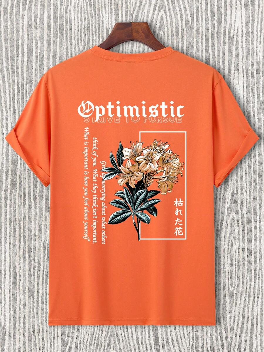 LEGND  Floral & Slogan Graphic Tee - Image 24
