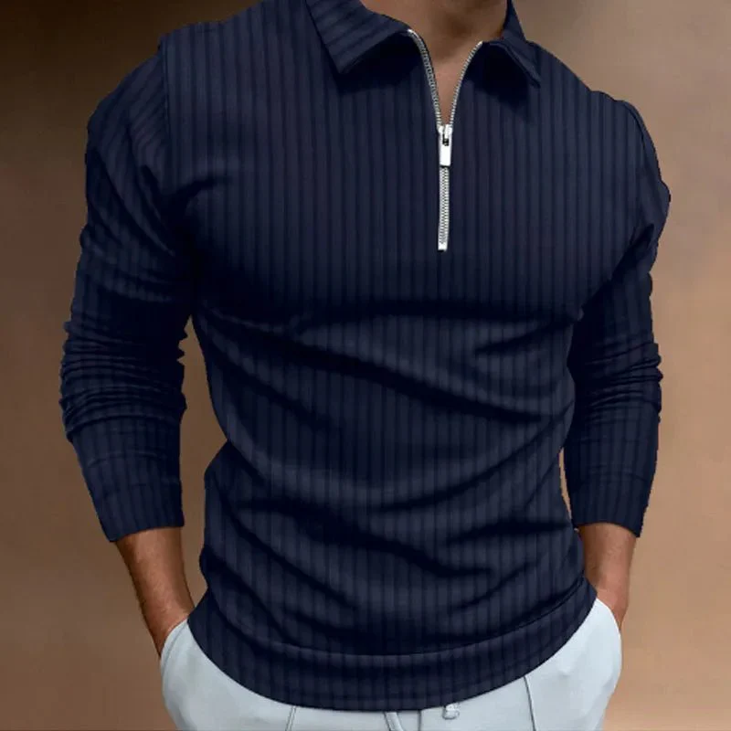 The Oracle Long-Sleeve Polo Shirt - Image 4
