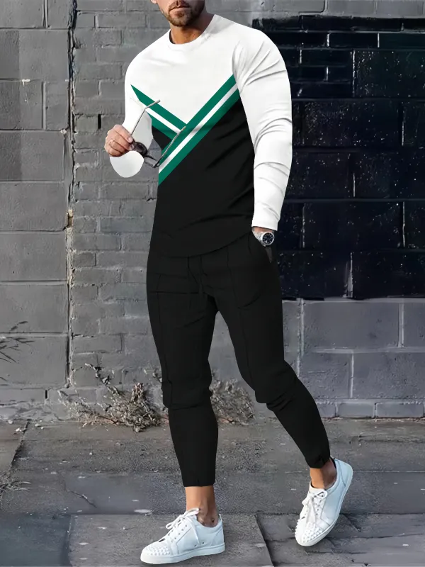 Long Sleeve Casual Two-piece Set