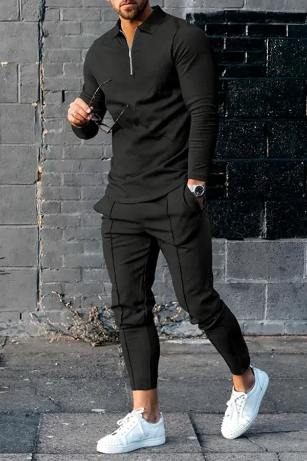 Long Sleeve Casual Two-piece Set