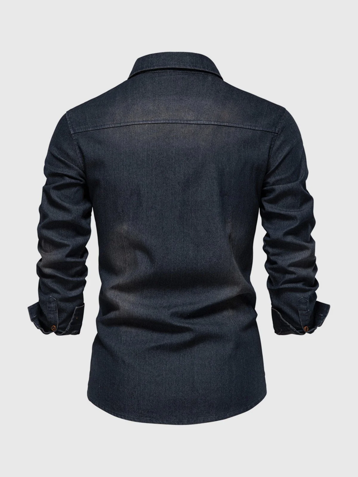 Long Sleeve Denim Shirt New - Image 9