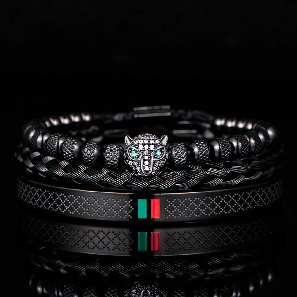 Luxury Handmade Leopard Bracelet Set - Image 8