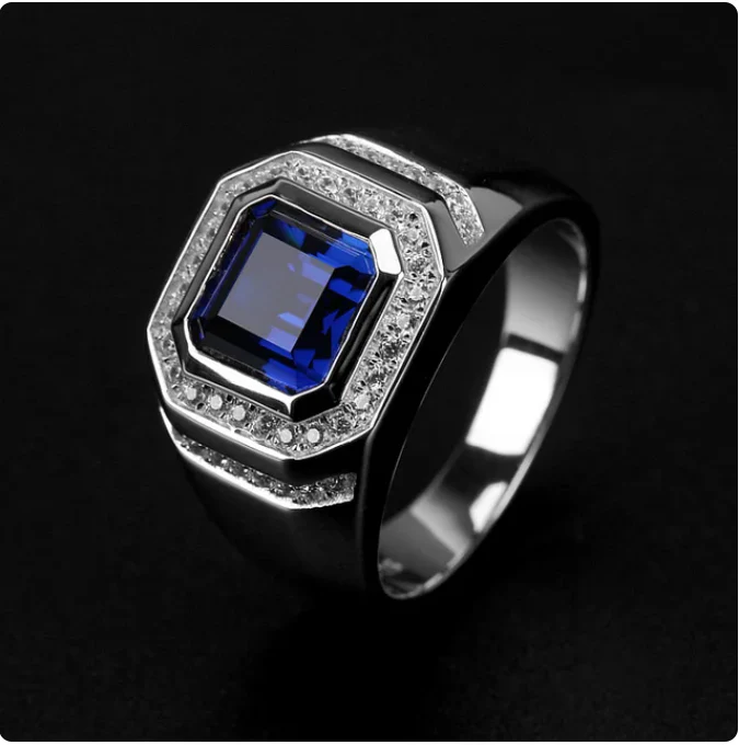 Blue Sapphire Ring - Image 2