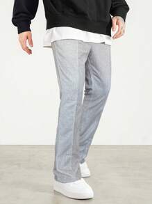 Contrast Panel Drawstring Sweatpants - Image 14