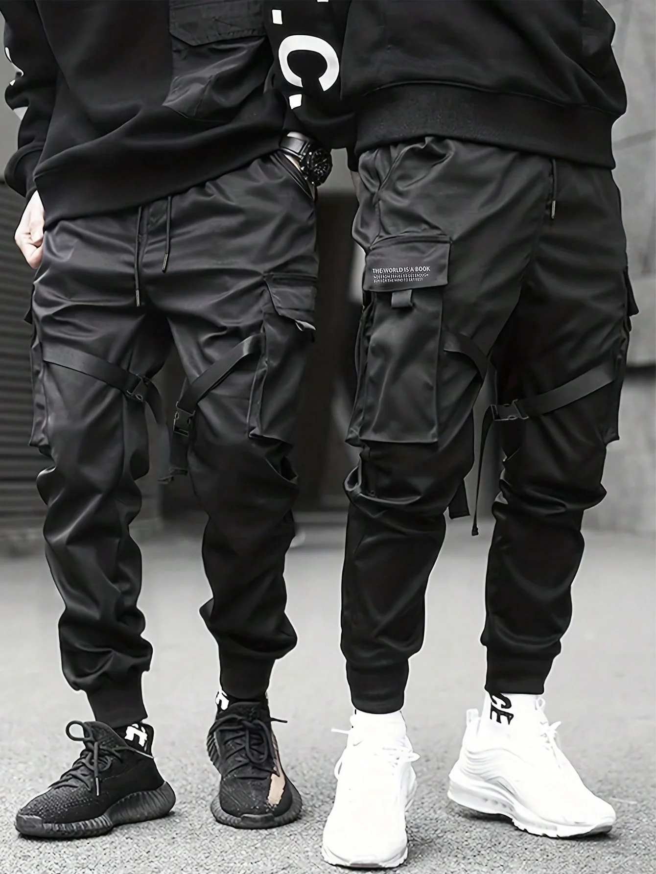Plus 1pc Flap Pocket Cargo Pants - Image 6