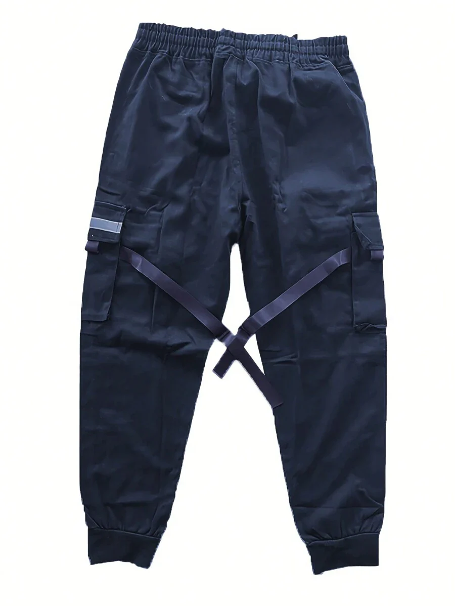 Plus 1pc Flap Pocket Cargo Pants - Image 8