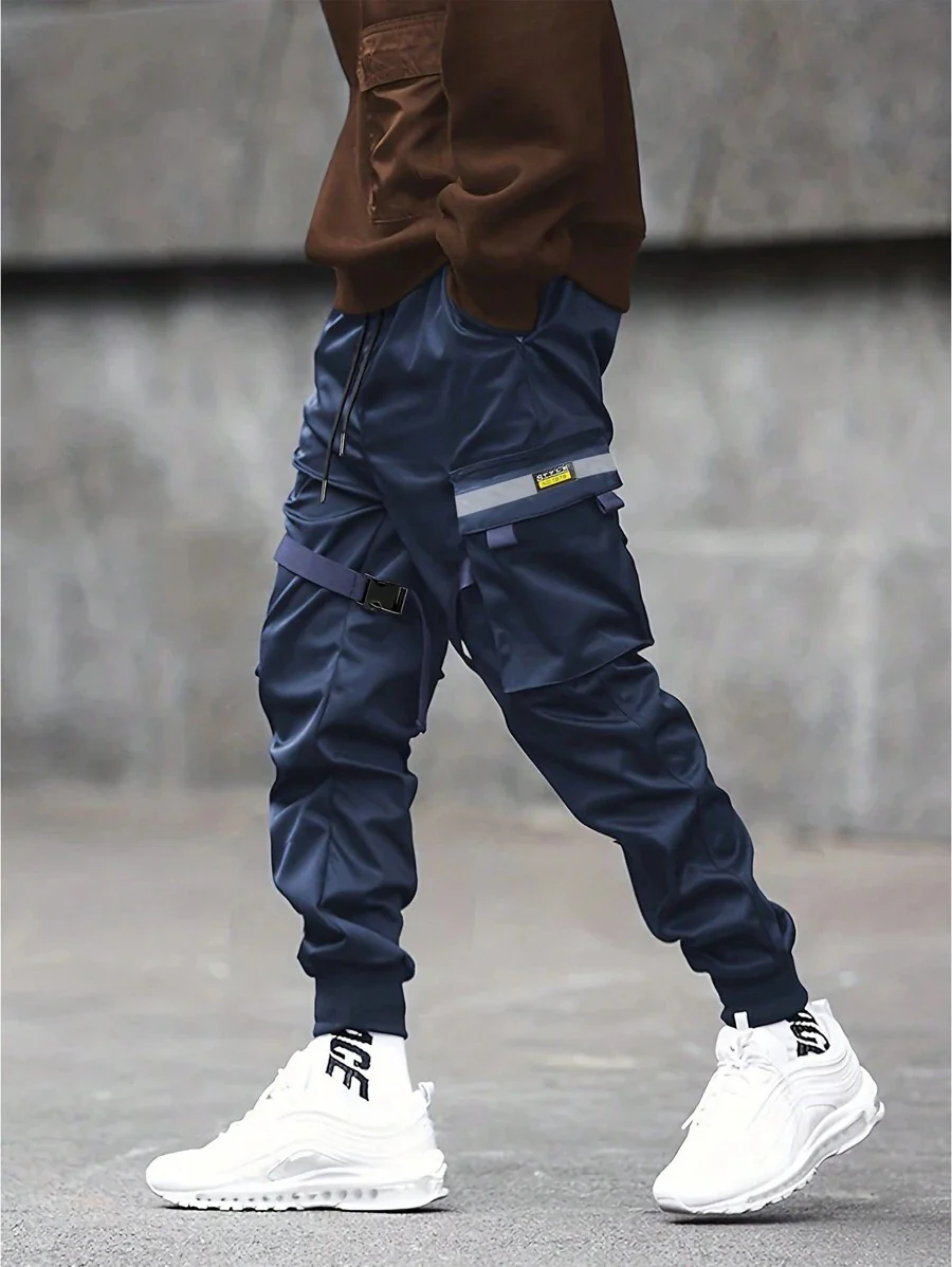 Plus 1pc Flap Pocket Cargo Pants - Image 9